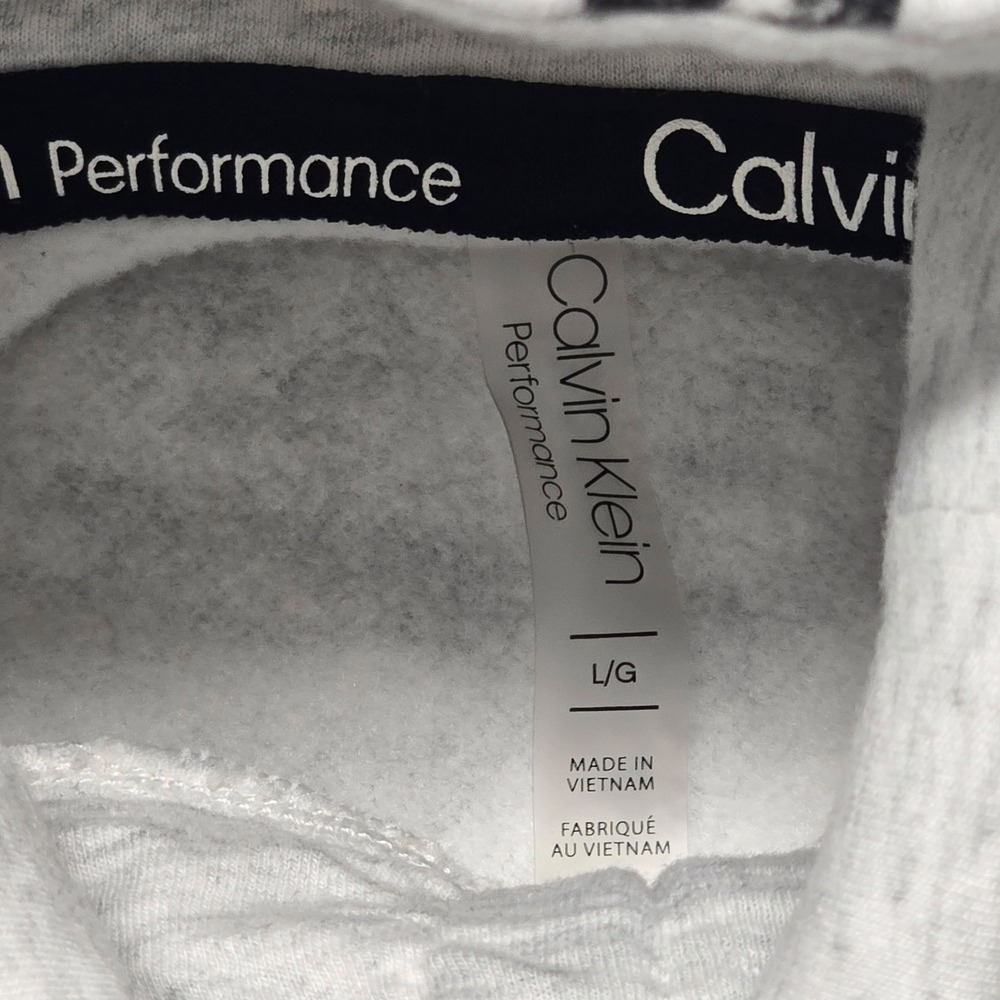 Calvin Klein Performance Cowl Neck Pullover Gray Camo Large - Picture 4 of 8